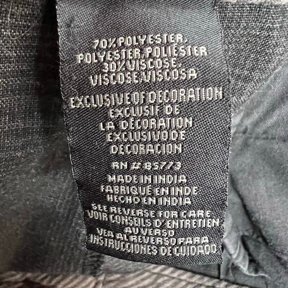 O'Neill Flat Front Street Shorts Men's in Charcoal Gray Size 38 - Picture 6 of 6